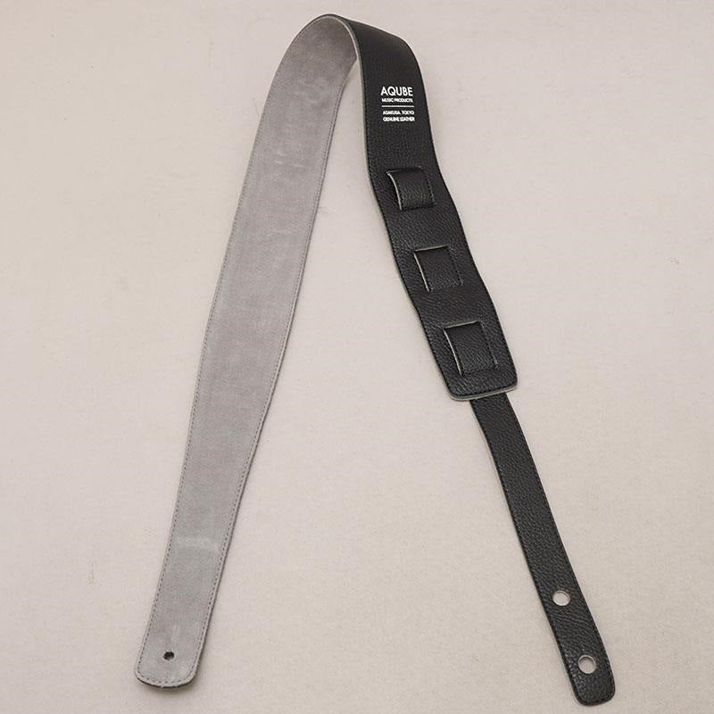 [Domestic_Genuine_Leather_Strap]_SHRINK_(Black)___SLIM___M-Size_(Tail_strap_for_acoustic-electric_guitars)_04