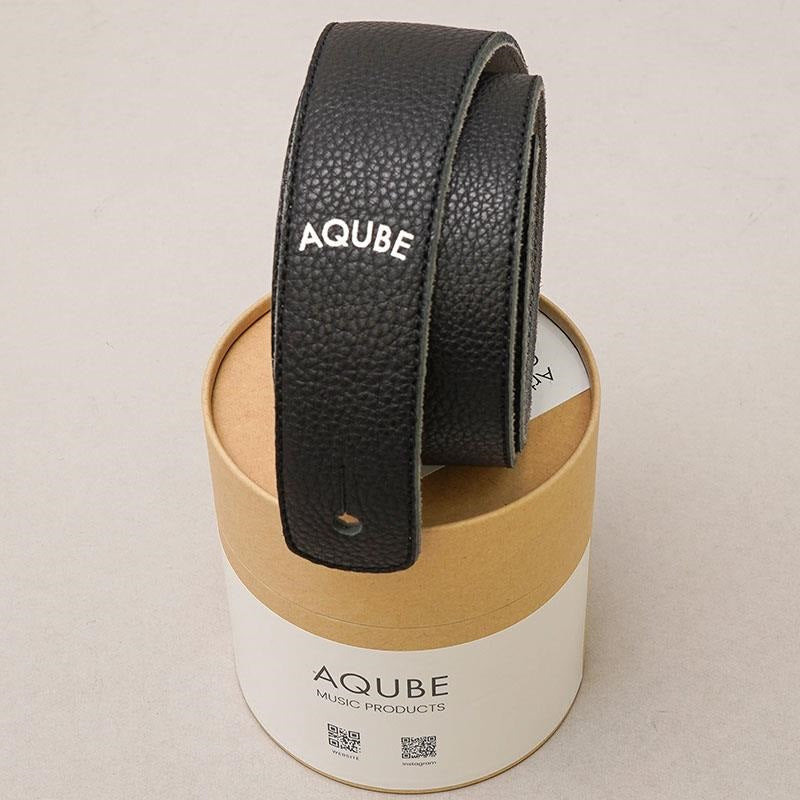 [Domestic_Genuine_Leather_Strap]_SHRINK_(Black)___SLIM___M-Size_(Tail_strap_for_acoustic-electric_guitars)_05