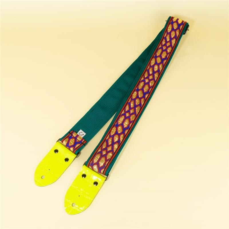 Dragon_Scale_Guitar_Strap_Green_03