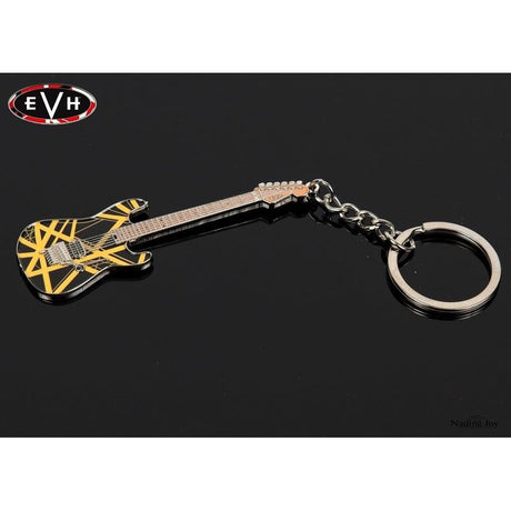 EVH_Guitar_Keychains_(Black_&_Yellow_Bumblebee)_01