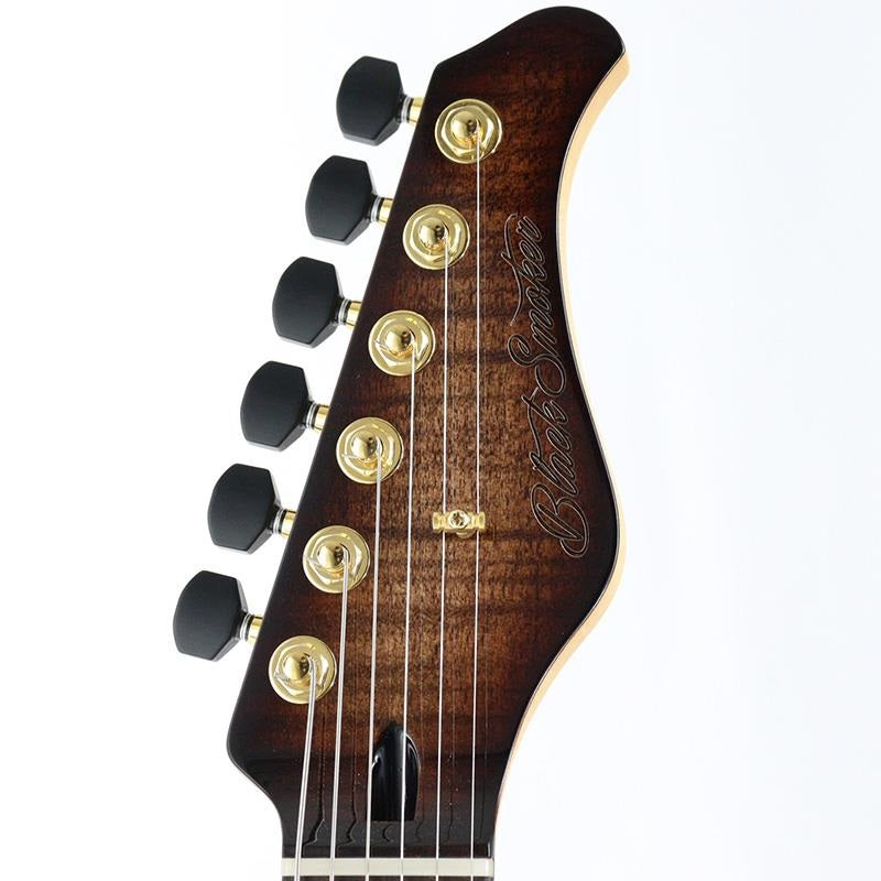 FUTURA-S_HH_AAAA_Flame_Maple_Top_(Dark_Brown_Burst_Matching_Head)_10