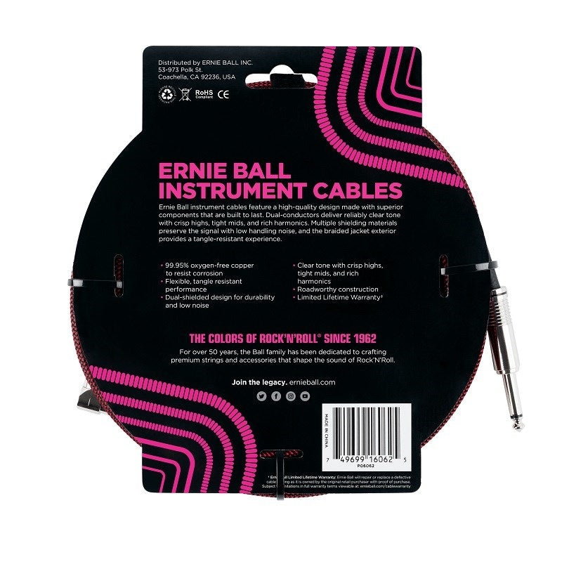 [Fall_Super_Sale]_Braided_Instrument_Cable_25ft_S_L_(Black_Red)_[#6062]_02