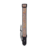 [Fall_Super_Sale]_D'Addario_Jacquard_Ukulele_Strap_15UKE05_(Paisley，_Gray_Orange)_02