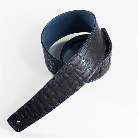 Faux_Gator_Leather-Suede_2_5inch_Standard_Tail_[Black-Sky_Blue]_01