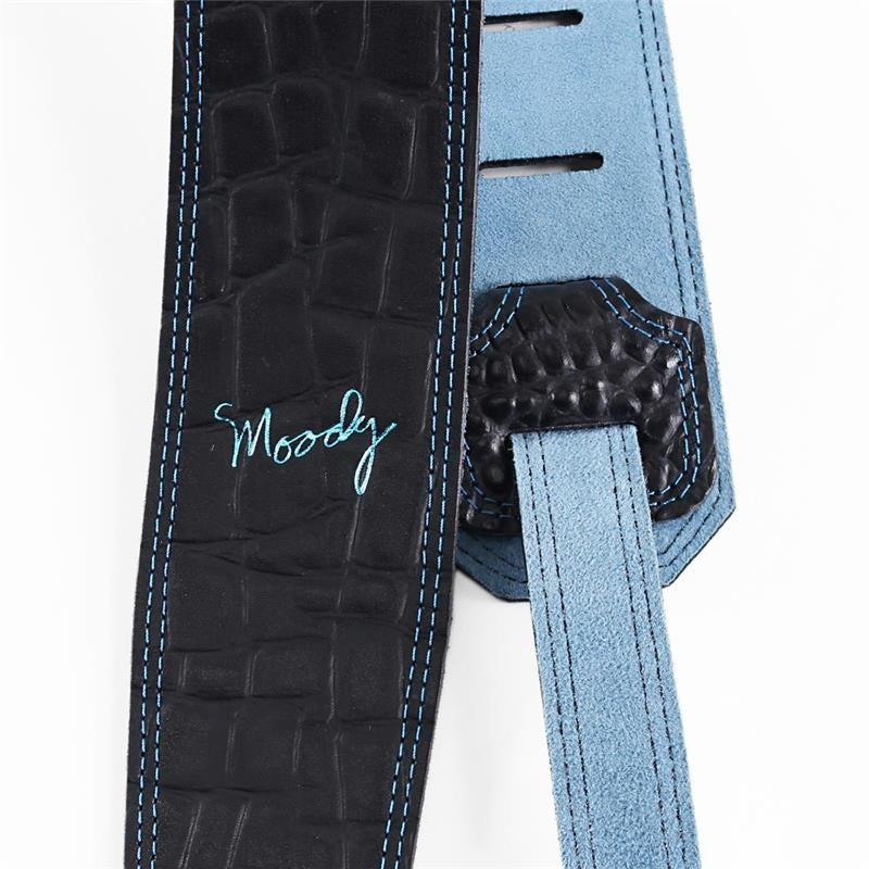 Faux_Gator_Leather-Suede_2_5inch_Standard_Tail_[Black-Sky_Blue]_02
