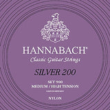 [Final_Clearance]_Classical_Guitar_Strings_Silver_200_Medium_High_Tension_Hannabach_01
