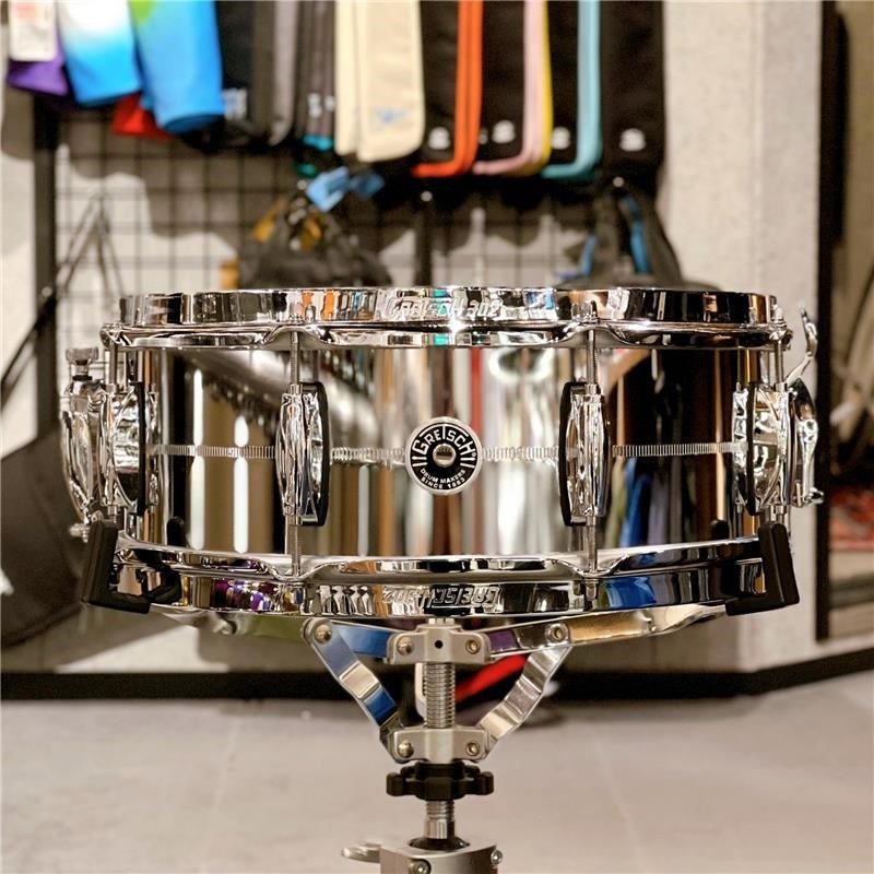 GB4160_[Brooklyn_Snare_Drum_-_Chrome_Over_Brass_14x5]_[In-Store_Display_Special_Price]_01