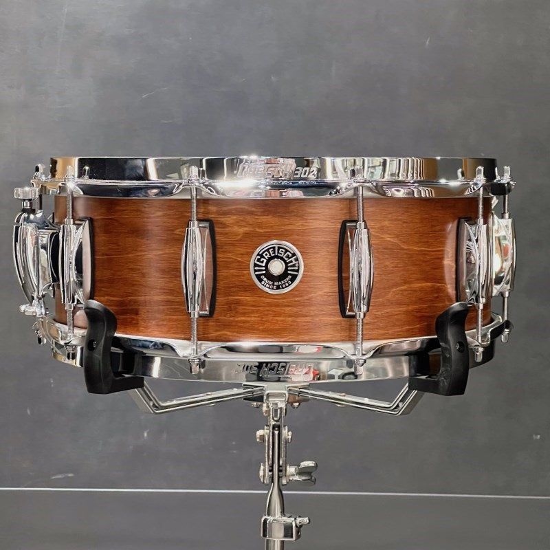 GBSL-5514S-1CL_SM_[Brooklyn_Snare_Drum_14×5_5_-_Satin_Mahogany]_01