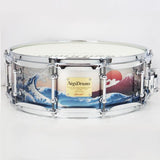 GNF-1450P_[1mm_Steel_14''x5''_Snare_Drum_-_Ginfuji]_[Made_in_Japan]_01