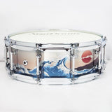 GNF-1450P_[1mm_Steel_14''x5''_Snare_Drum_-_Ginfuji]_[Made_in_Japan]_02