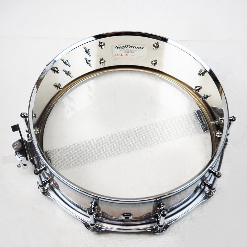 GNF-1450P_[1mm_Steel_14''x5''_Snare_Drum_-_Ginfuji]_[Made_in_Japan]_09