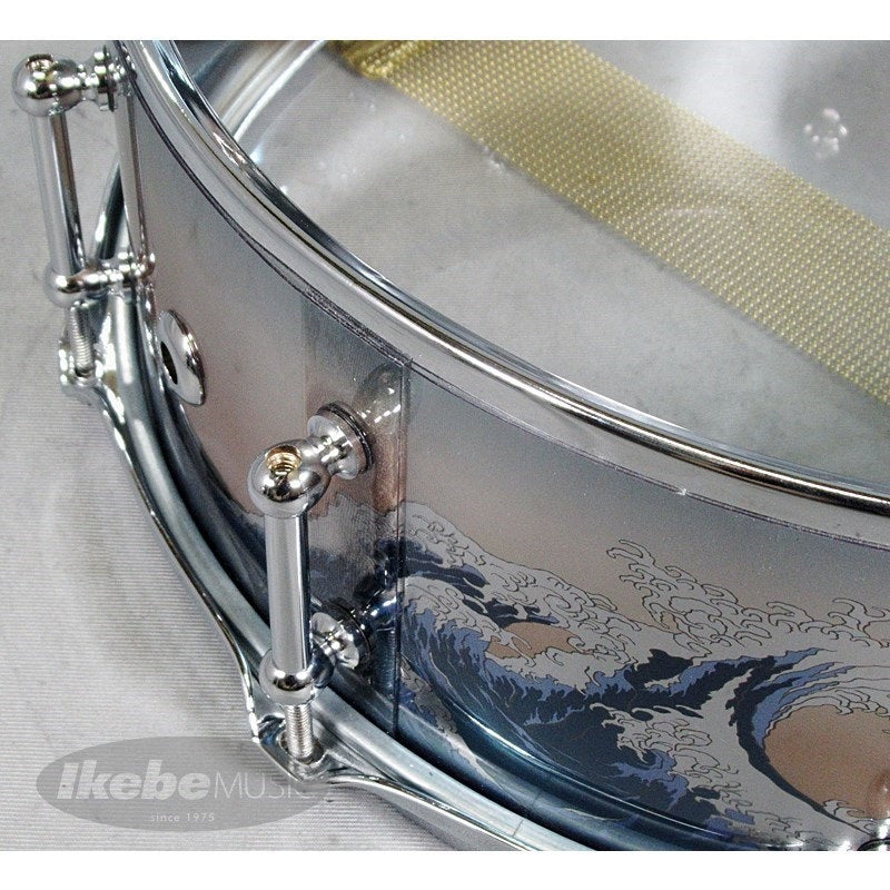 GNFJ-1450PI_[1_2mm_Steel_14_x5__Snare_Drum_-_Ginfuji]_[Made_in_Japan]_03