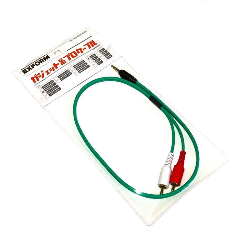 GRCA-PX2-0_6M_[Mini_Stereo_to_RCARCA_Cable_0_6m]_(Exform)_01