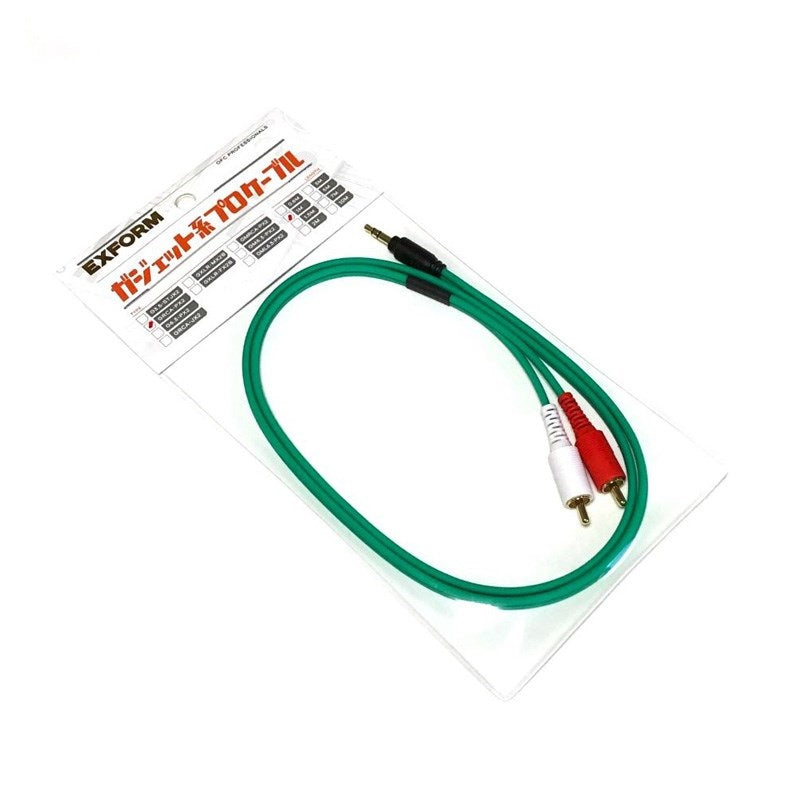 GRCA-PX2-1M_[Mini_Stereo_to_RCARCA_Cable，_1m]_(Exform)_01