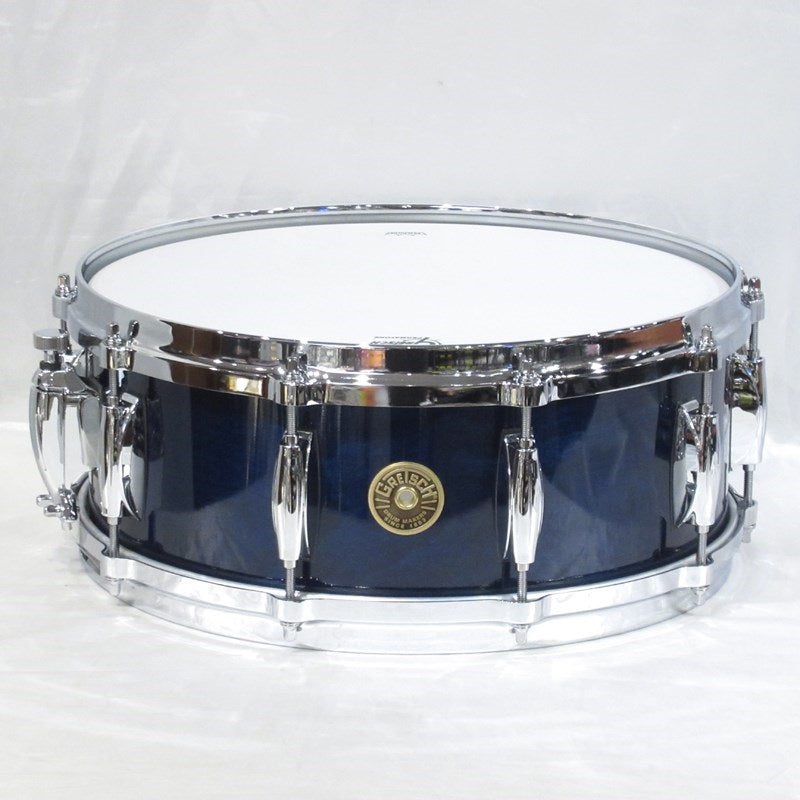 GRGL-5514S-1CL_ABG_[USA_Custom_Snare_Drum_14__x_5_5__-_Azure_Blue_Gloss]_[Includes_DX_Snare_Bag!]_01