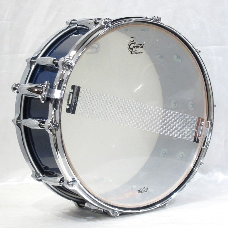 GRGL-5514S-1CL_ABG_[USA_Custom_Snare_Drum_14__x_5_5__-_Azure_Blue_Gloss]_[Includes_DX_Snare_Bag!]_06