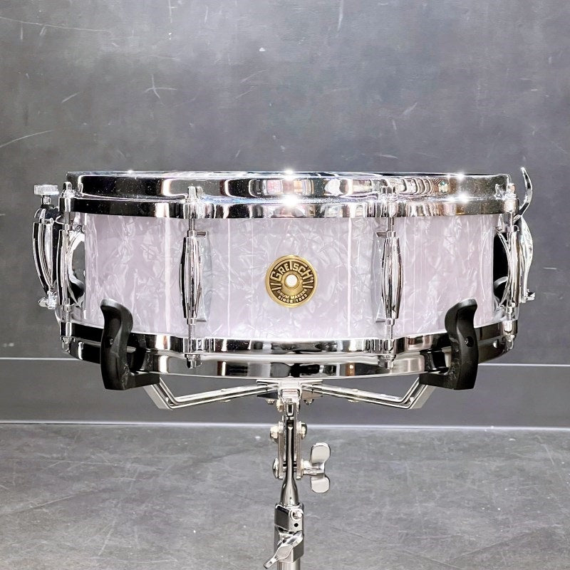 GRNT-0514S-8CL_[USA_Custom_Snare_Drum_14×5___White_Marin_Pearl]_01