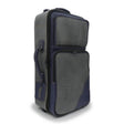 Guard_Bags_Elite_Series_5-ECLG-NB_Cro_Triple_Trumpet_Case_in_Crocodile-Embossed_Gray_Leather_with_Navy_Leather_Trim_01