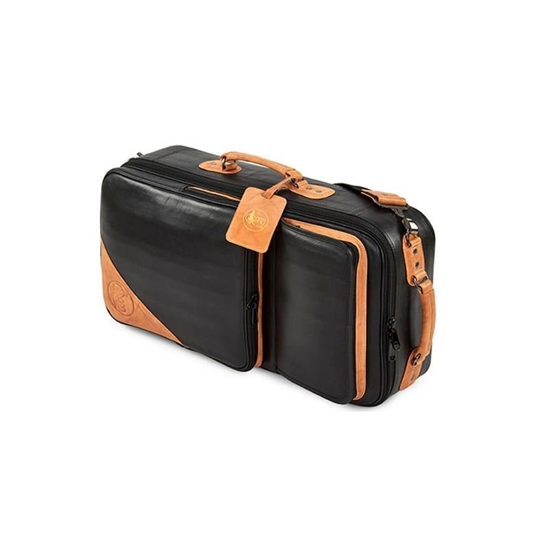 Guard_Bags_Elite_Series_5-ECLK_Trumpet_Triple_Case_with_Black_Leather_and_Brown_Leather_Trim_[In-Store_Display_Item_-_Clearance_Price!]_[New_Instrument_Sale]_02