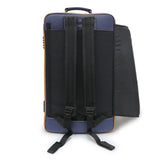 Guard_Bags_Elite_Series_9-ECLV-NB_Trumpet_&_Flugelhorn_Case，_Brown_Vegetable-Tanned_Leather_with_Navy_Leather_Trim_03