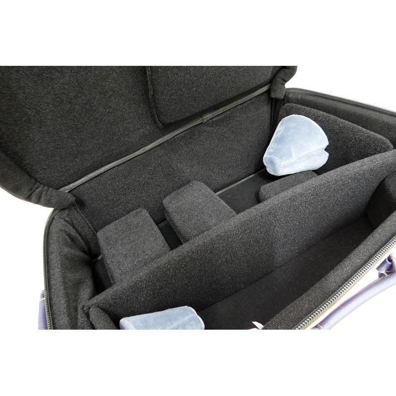 Guard_Bags_Elite_Series_9-ECLV-NB_Trumpet_&_Flugelhorn_Case，_Brown_Vegetable-Tanned_Leather_with_Navy_Leather_Trim_04