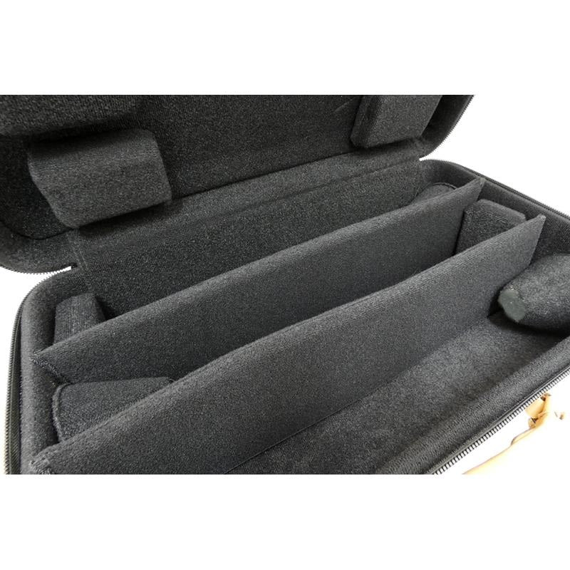 Guard_Bags_Fiberglass_Series_5-EHSK_Trumpet_Triple_Case_in_Black_Cordura_Nylon_with_Brown_Leather_Trim_05