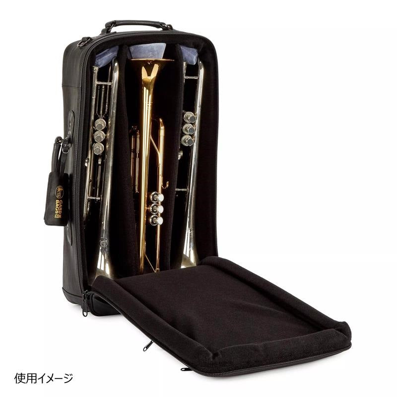 Guard_Bags_Pro_Series_5-MCLK_Trumpet_Triple_Case，_Black_Leather_06