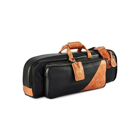 Guard_Bags___Elite_Series_GETSL-BK_(1-ELK)_Trumpet_Single_Case，_Black_Leather_with_Brown_Leather_Trim_02