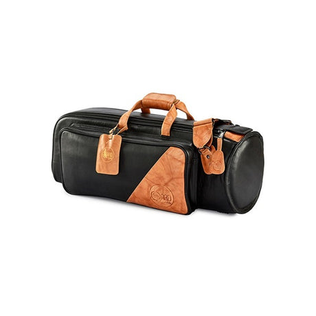 Guard_Bags___Elite_Series_GETSL-BK_(1-ELK)_Trumpet_Single_Case，_Black_Leather_with_Brown_Leather_Trim_03