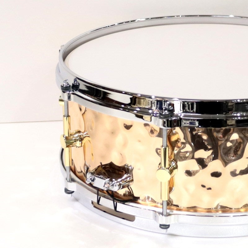 HBZ-1455_[Hammered_Bronze_Snare_Drum_14''×5_5'']_05