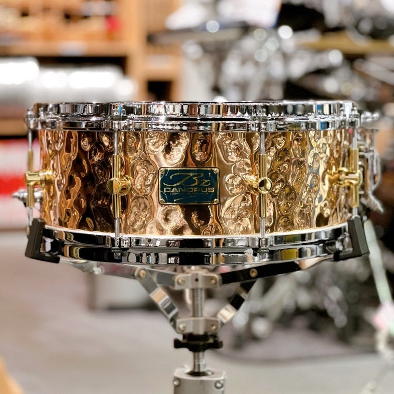 HBZ-1455_[Hammered_Bronze_Snare_Drum_14×5_5]_01