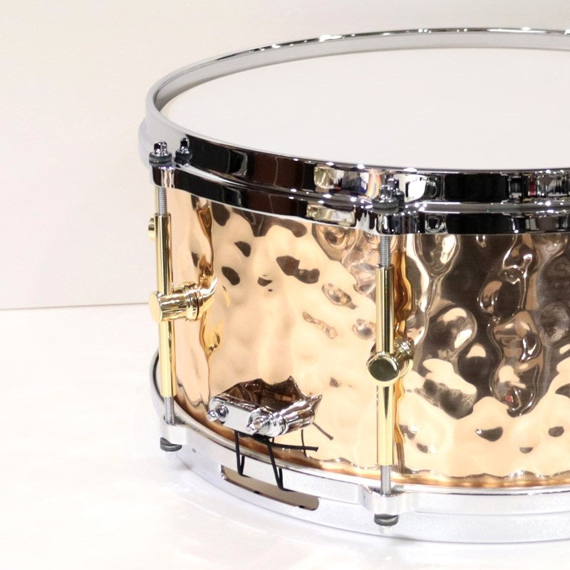 HBZ-1465_[Hammered_Bronze_Snare_Drum_14''×6_5'']_05