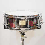 HKRB-1450P_[1mm_Steel_14''×5''_Snare_Drum_-_Hikari_Peony]_[Made_in_Japan]_01
