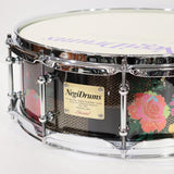 HKRB-1450P_[1mm_Steel_14''×5''_Snare_Drum_-_Hikari_Peony]_[Made_in_Japan]_02