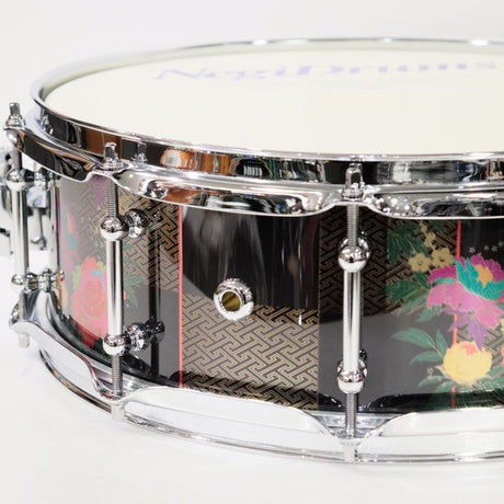 HKRB-1450P_[1mm_Steel_14''×5''_Snare_Drum_-_Hikari_Peony]_[Made_in_Japan]_04