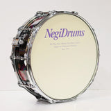 HKRB-1450P_[1mm_Steel_14''×5''_Snare_Drum_-_Hikari_Peony]_[Made_in_Japan]_06