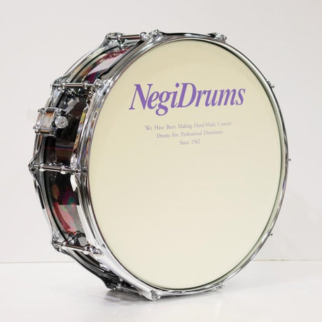 HKRB-1450P_[1mm_Steel_14''×5''_Snare_Drum_-_Hikari_Peony]_[Made_in_Japan]_06