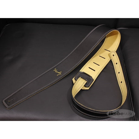 Handmade_Leather_Straps_Leather_&_Leather_Series_2_5inch_Long_Tail_[Black___Cream]_01