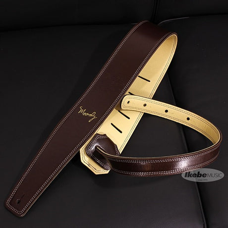 Handmade_Leather_Straps_Leather_&_Leather_Series_2_5inch_Long_Tail_[Dark_Chocolate___Cream]_01