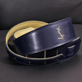 Handmade_Leather_Straps_Leather_&_Leather_Series_2_5inch_Long_Tail_[Navy___Cream]_03