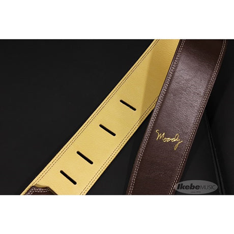 Handmade_Leather_Straps_Leather_&_Leather_Series_2_5inch_Standard_Tail_[Dark_Chocolate___Cream]_02