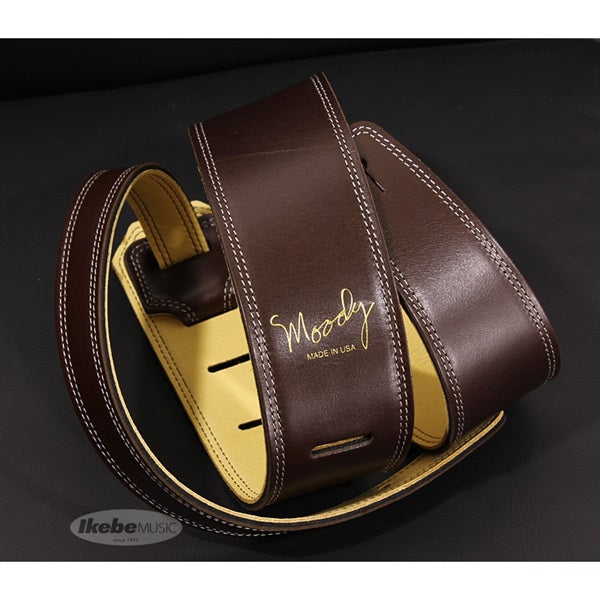 Handmade_Leather_Straps_Leather_&_Leather_Series_2_5inch_Standard_Tail_[Dark_Chocolate___Cream]_03