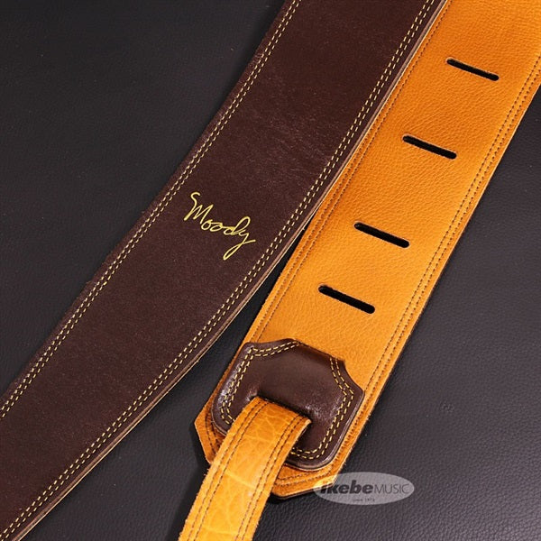 Handmade_Leather_Straps_Leather_&_Leather_Series_2_5inch_Standard_Tail_[Dark_Chocolate___Tobacco]_02