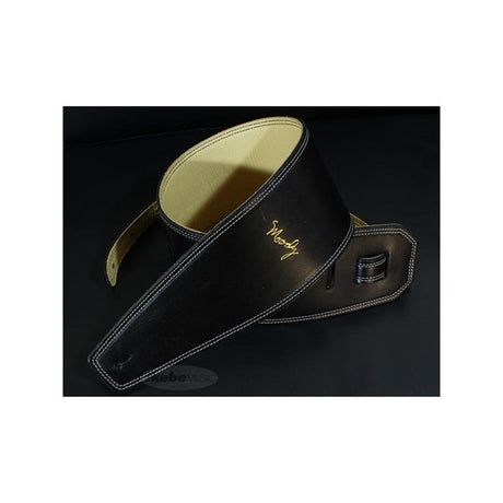 Handmade_Leather_Straps_Leather_&_Leather_Series_4_0inch_Standard_Tail_[Black___Cream]_03