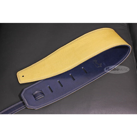 Handmade_Leather_Straps_Leather_&_Leather_Series_4_0inch_Standard_Tail_[Navy___Cream]_02