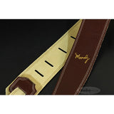Handmade_Leather_Straps_Leather_&_Suede_Series_2_5inch_Standard_Tail_[Dark_Chocolate___Cream]_02