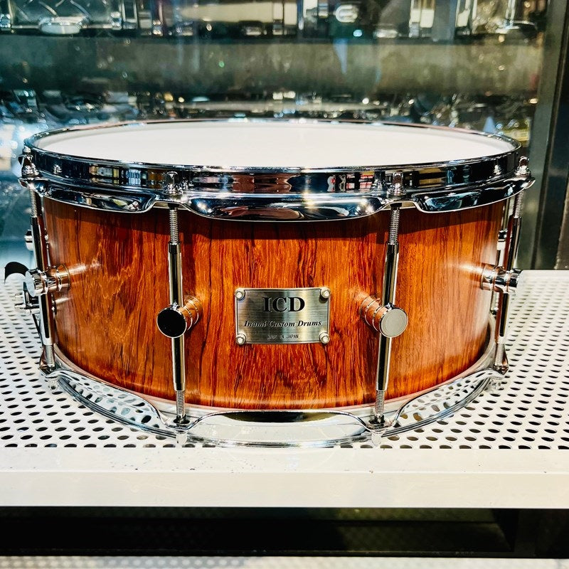 ICD_Bubinga_Stave_Snare_Drum_14×6_[MADE_IN_JAPAN]_01
