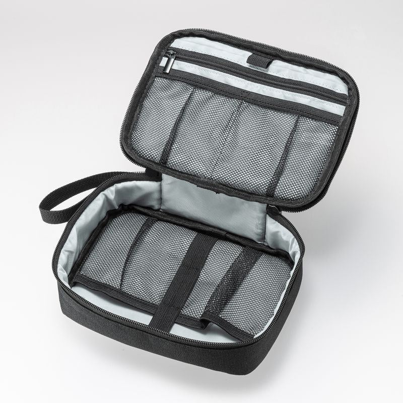 IN-AD11BK_Gadget_Pouch_(Inner_Dimensions__18_5cm，_Depth__12_5cm)_(Sanwa_Supply)_01