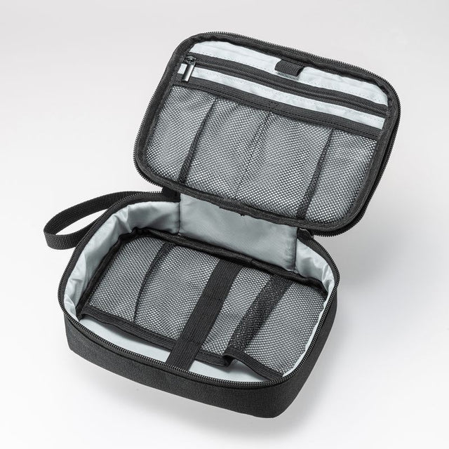 IN-AD11BK_Gadget_Pouch_(Inner_Dimensions__18_5cm，_Depth__12_5cm)_(Sanwa_Supply)_01
