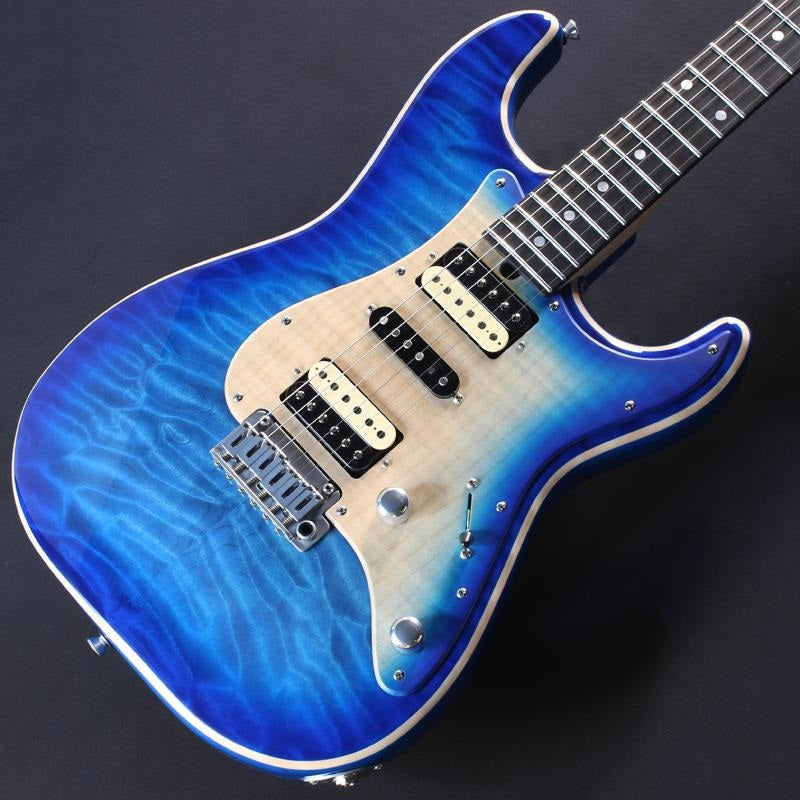 Ikebe_50th_Anniversary_ST-22_Selected_5A_Quilted_Maple_Top_(Trans_Blue_Burst)_#033308_03